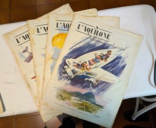 Rivista 1939 L'aquilone Settimanale 4 pezzi Vintag