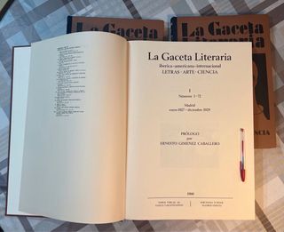 La Gaceta Literaria facsimil 1927 1932