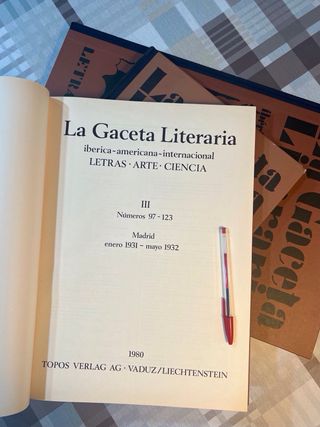 La Gaceta Literaria facsimil 1927 1932