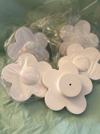 Tiradores para cómoda en forma de margarita