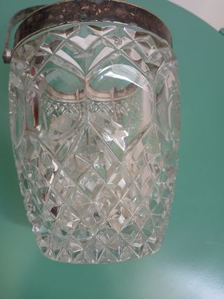 Cubitera de cristal.