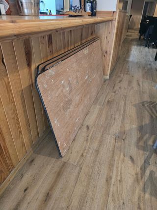 Mesas  tableros plegables