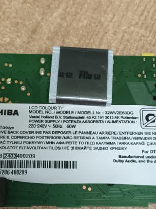 17MB181V, de TOSHIBA 32WV2E63DG, NUEVA. (ref. 146)