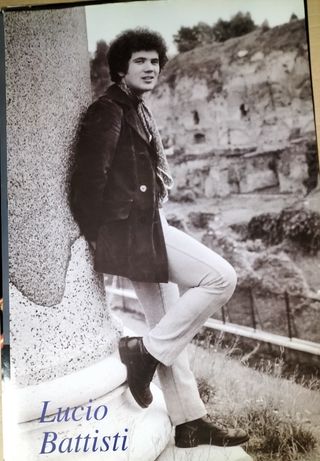 Poster Lucio Battisti vintage