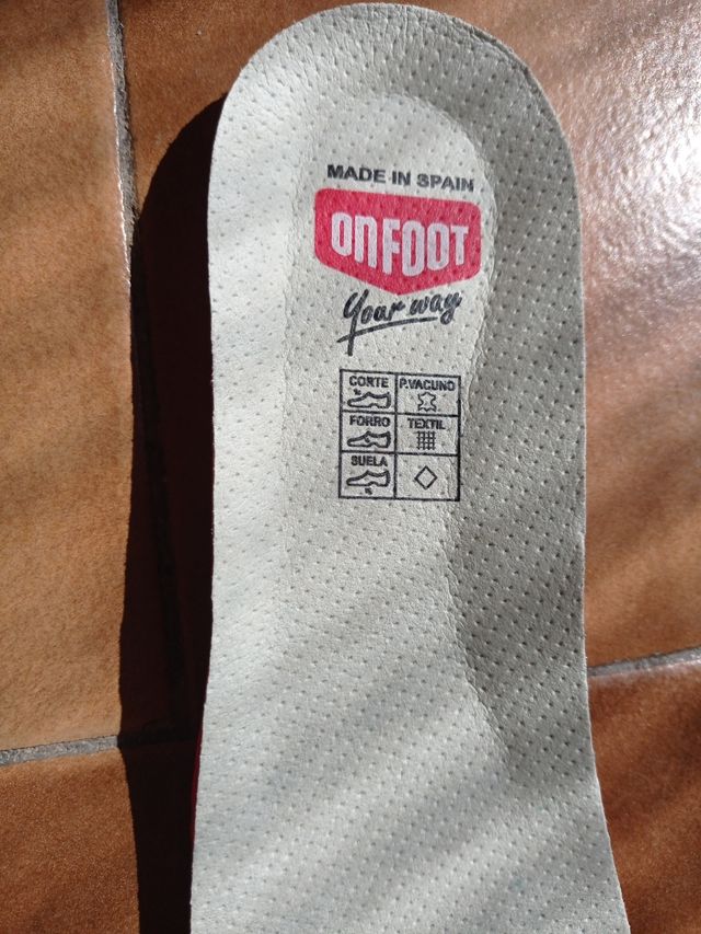 Zapatillas OneFoot beige/rosa n. 41