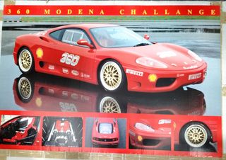 Poster Ferrari 360 Modena Challenge