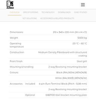 Altavoces pasivos de madera - Audac Xeno6 - 320W