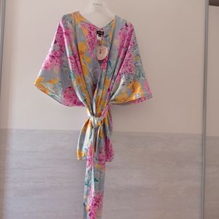 Kimono estampado multicolor
