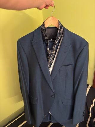 Traje de novio PROTOCOLO AZUL