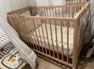 Cuna bebé madera evolutiva (sin colchón)