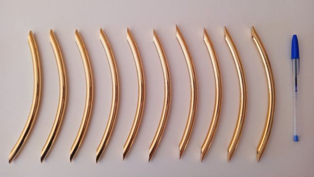10 Tiradores dorados - Armarios