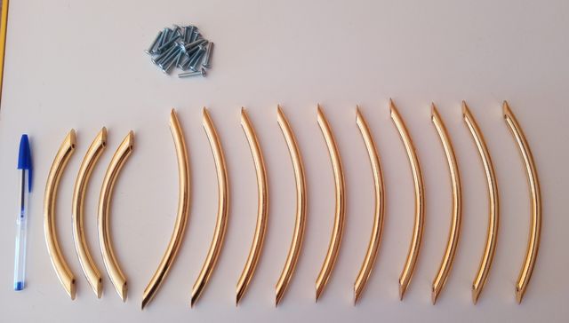 10 Tiradores dorados - Armarios