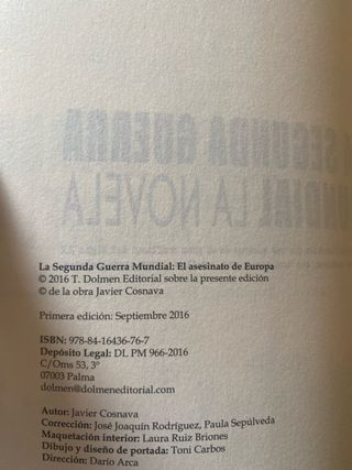 La Segunda Guerra Mundial / Javier Cosnava