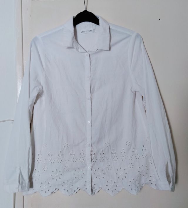 Camisa blanca Zara - Talla 13/14 años
