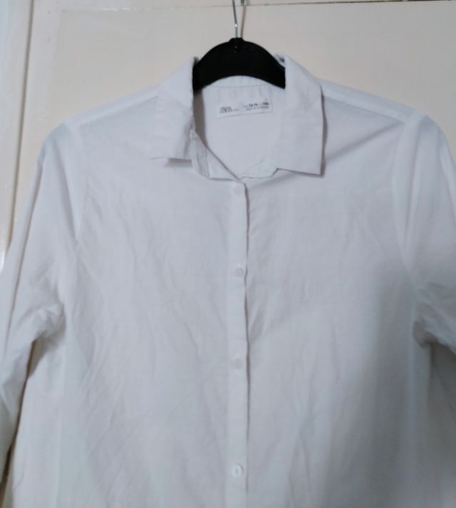 Camisa blanca Zara - Talla 13/14 años