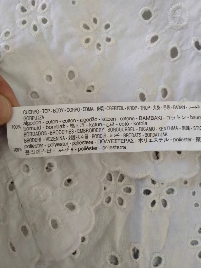 Camisa blanca Zara - Talla 13/14 años
