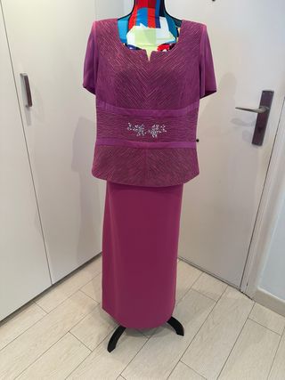 Traje fiesta morado