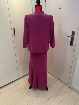 Traje fiesta morado