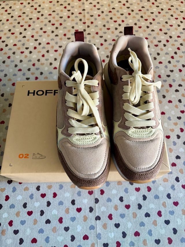 Zapatillas HOFF Nantes marrón beige