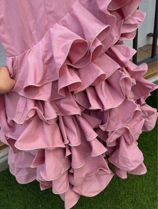 Traje Flamenca Rosa