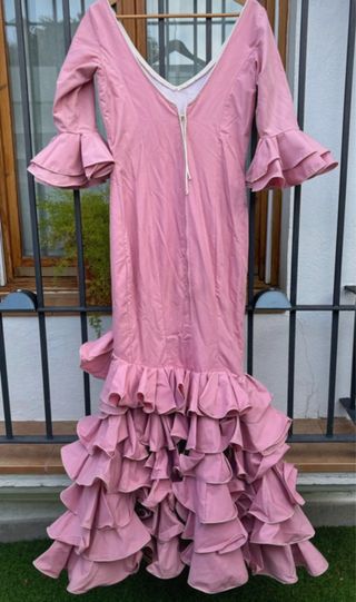 Traje Flamenca Rosa