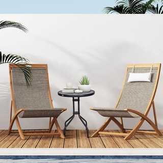 Tavolo Rotondo con Piano in Vetro Temperato Tavoli