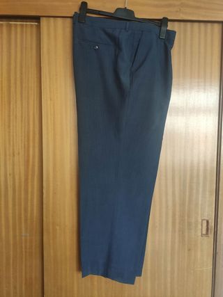 Pantalón caballero azul grisáceo"Talla grande"
