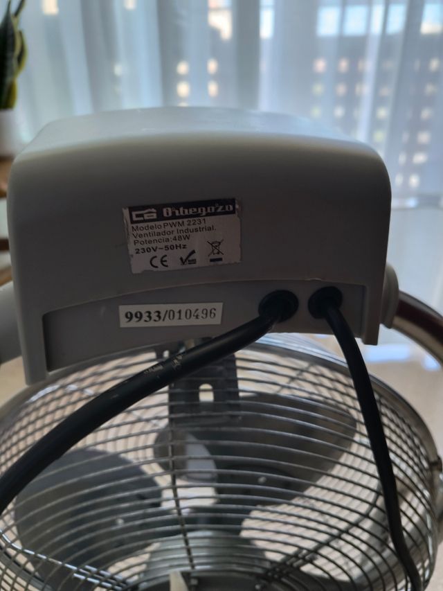 Ventilador industrial orbegozo