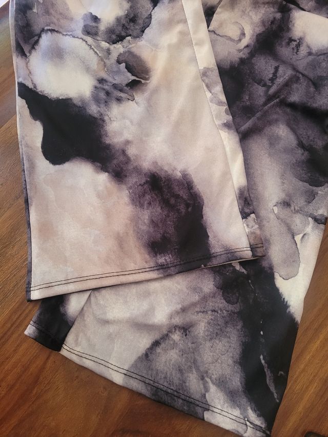 Mono estampado-elegante