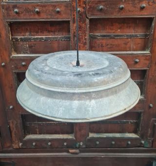 Lampada industriale rustica