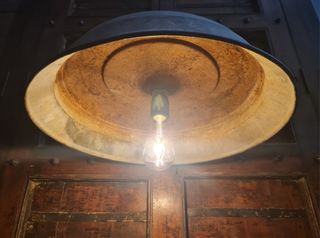 Lampada industriale rustica