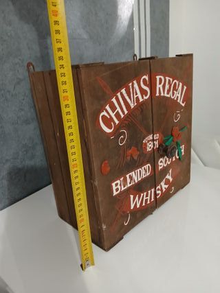 Chivas Regal Whisky Scatola Legno Anni 60 Vintage