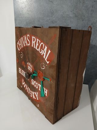 Chivas Regal Whisky Scatola Legno Anni 60 Vintage