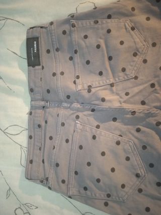 Vaqueros con lunares mujer talla 38