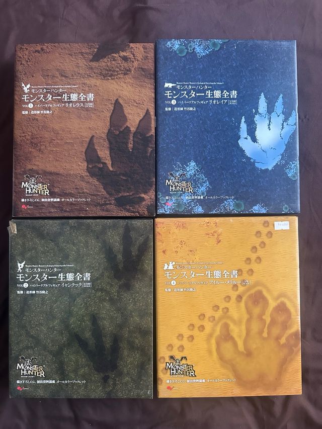 Monster Hunter Ecology books limitado RARO