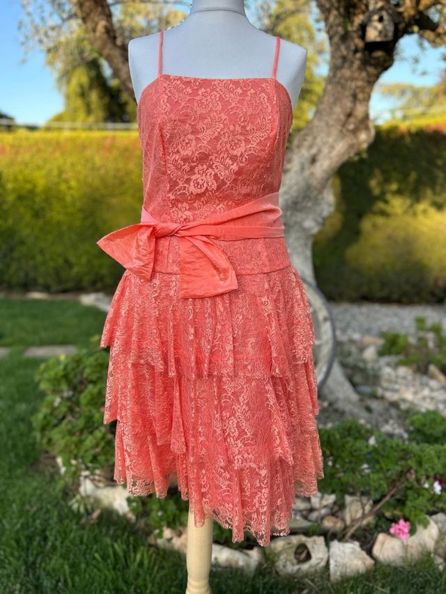 Vestito Vertize Gala rosa Tg 44