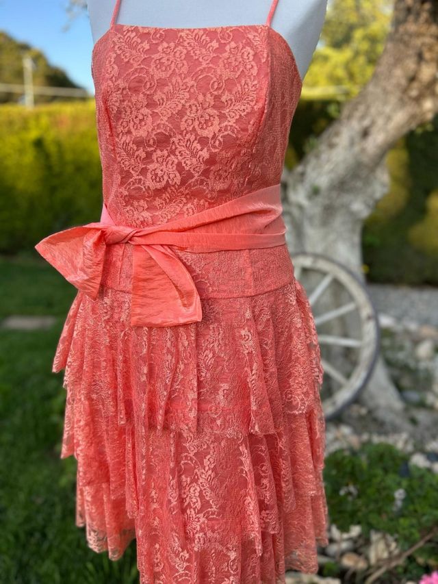 Vestito Vertize Gala rosa Tg 44