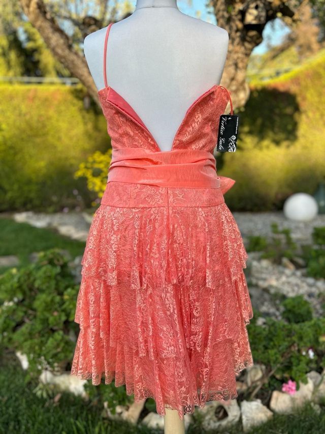 Vestito Vertize Gala rosa Tg 44