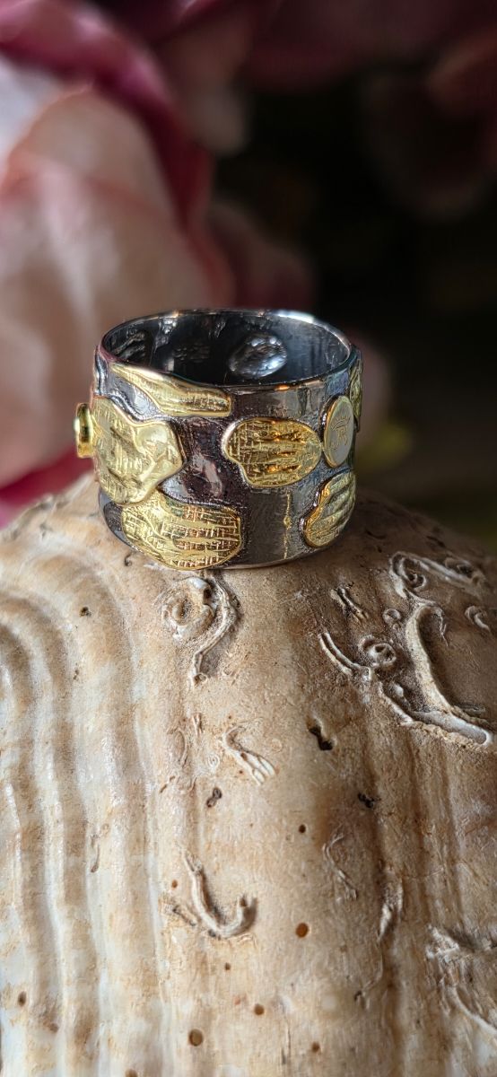 Anillo nenúfares. Joya de autor 