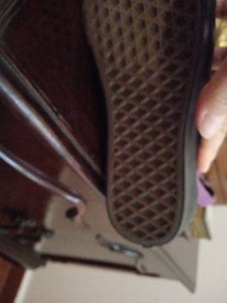 Zapatillas Vans Slip-On 37 Moradas y Negras