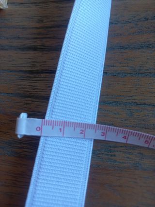 Cinta elástica blanca El Hada 25mm