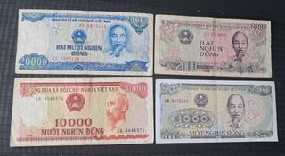 Lote billetes Vietnam 