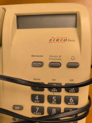 Telefono fisso Sirio Telecom - Beige