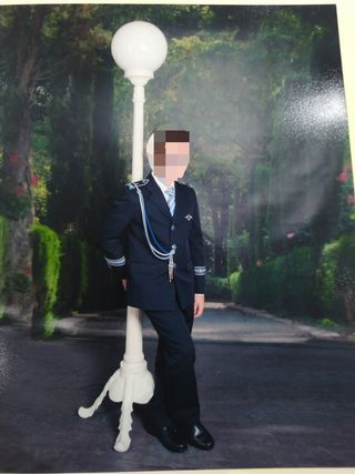 Traje comunión niño - azul marino