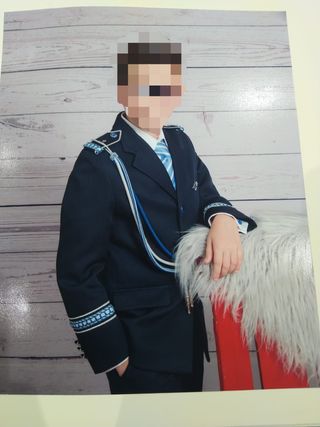 Traje comunión niño - azul marino
