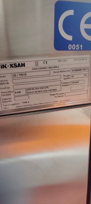 PLANCHA FRYTOP A GAS SEMINUEVA 
