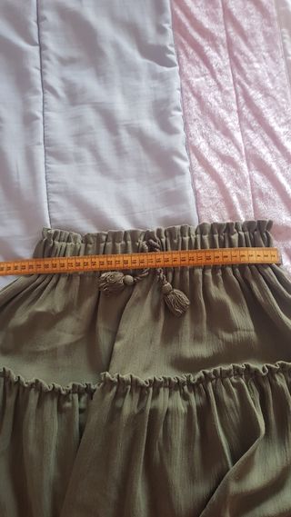 Saia verde tropa para crianças