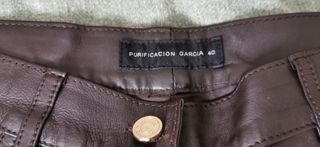 Pantalón piel Purificacion Garcia