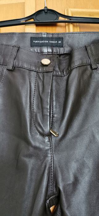 Pantalón piel Purificacion Garcia