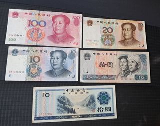 Billetes chinos antiguos